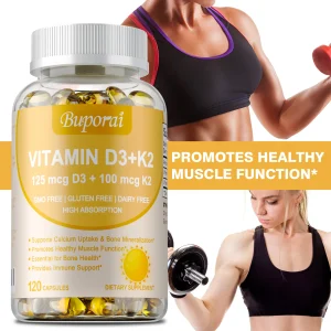 Vitamin D3 + K2 -120 Capsules